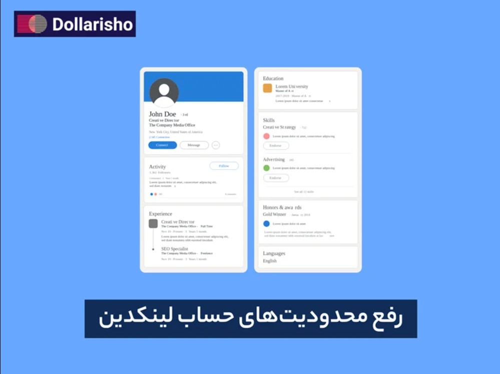 رفع محدودیت‌های حساب کاربری لینکدین